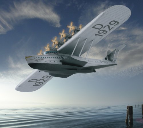 Aue-Verlag 40 x 48 x 11 cm Dornier Do X Modelo Kit