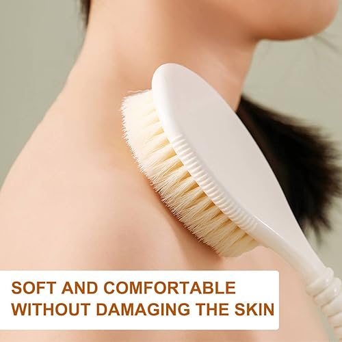 7SNHB Spazzola Schiena Doccia con Guanto