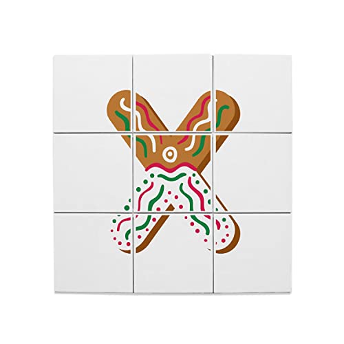 Carreaux céramique alphabet lettre X prénom enfant décoration murale 60x60