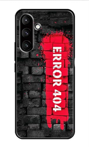Image of Metal TPU Printed Back Cover for Samsung Galaxy S24 5G (Error 404) 360 Degree Protection | Camera Protection -25092024(AR)