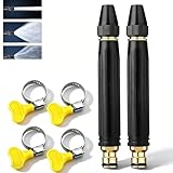 Home High-Pressure Car Wash Water Gun with Booster Nozzle, High Pressure Car Wash Gun with 4 Hose Clamps, Leak-Proof Water Sprayer for Car Wash, Patio Cleaning & Garden Watering (2 Pack)