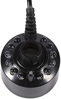 Weikeya LED Fog Machine 24V Ultrasonic Fog Machine Purifying Air Humidifier 12 Kinds of Color Changing LED Suitable For Fish Tank Fountain Rockery(Need to bring your own adapter)