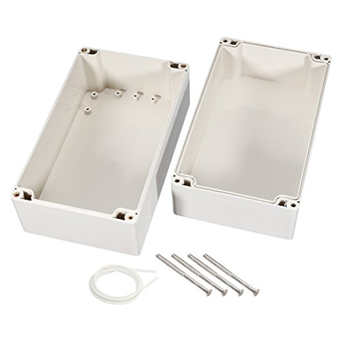 Sourcingmap 200x120x113mm/7.87x4.72x4.45inch(L*W*H) Wateproof Electronic ABS Plastic DIY Junction Box Enclosure Case Outdoor/Indoor - Image 3