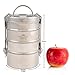 4 Tier Indian-Tiffin Stainless Steel Small to Medium Tiffin Lunch Box
