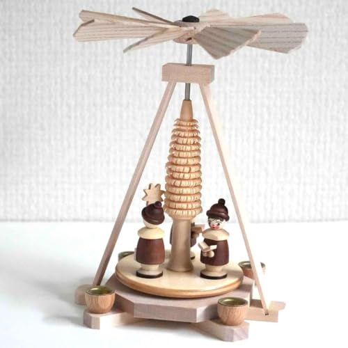 ドイツ クリスマス ミニピラミッド（聖歌隊N）木製工芸品 エルツ ザイフェンのサムネイル