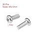 uxcell M5x12mm Machine Screws Pan Phillips Cross Head Screw 304 Stainless Steel Fasteners Bolts 50Pcs