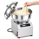 Glowdora Elektrische 8-kg-Teigknetmaschine mit Edelstahlschüssel
