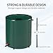 VINGLI 50 Gallon Collapsible Rain Barrel, Portable Water Storage Tank, Rainwater Collection System Downspout, Water Catcher Container with Filter Spigot Overflow Kit