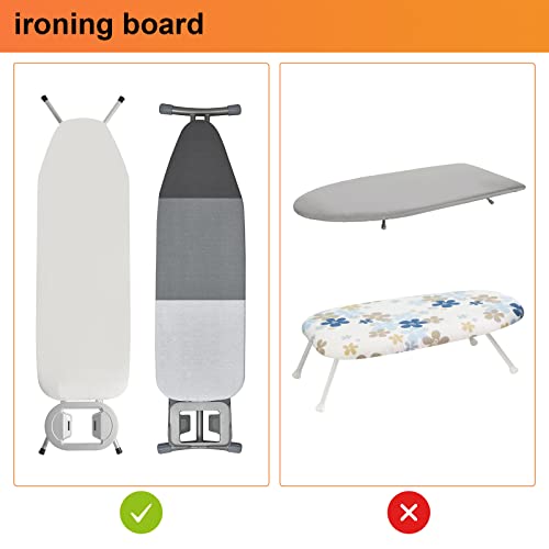 Orless Over The Door/Wall Mount Ironing Board Hanger, Laundry Room Iron And Ironing Caddy Board Storage Holder Cream thumb #7