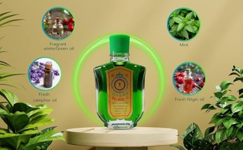 Image of G.o.l.d Medal medicated oil 10ml pack | back pain | knee pain | headache | elbow pain | shoulder pain | imported from Singapore