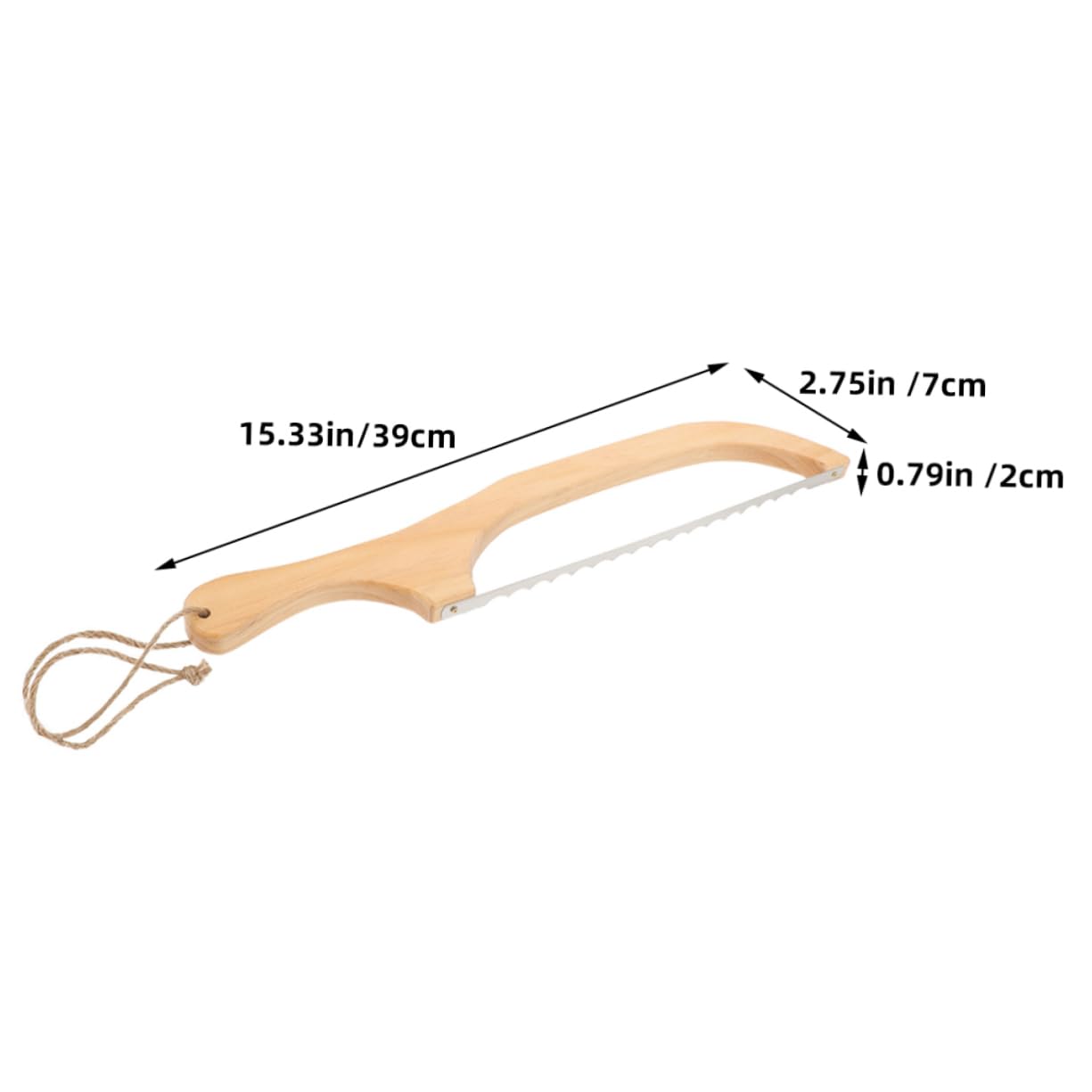 Cabilock 8piezas Cortadora De Pan De Madera y Acero Inoxidable Herramienta De Corte Para Pan Casero De Duradera y Fácil De Limpiar Para Repostería y Cocina