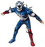 Rubie's Boy's Marvel Spider-Man Maximum Venom Deluxe Venomized Captain America Costume, Small Blue