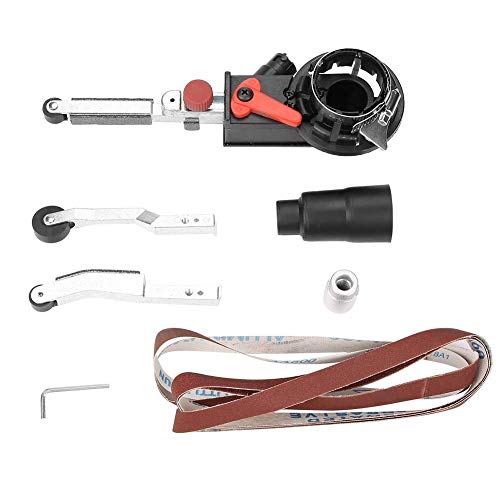 Belt Sanders for Wood and Metal Belt Sander Angle Grinder Converter Set for 100mm 4 Electric Angle Grinder, Quick Effective Belt Sander Converter for Polishing Glass Wood Metal