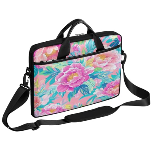 Maletín para portátil de 15 pulgadas Colorful Peony