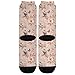 KLL Chic Bearded Dragon Reptile Rose Gold Fashion men’s crew socks running athletic wicking mens black socks (2-Pair)