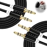 Transmission audio claire : Grâce à ses connecteurs plaqués or, ce câble jack assure une transmission audio claire et stable. La conception polie des connecteurs empêche la perte de signal et minimise les interférences, offrant ainsi une qualité sonore nette sans bruit de fond, pour un son pur et continu.