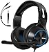 Gaming Headset for Xbox One, PS4, PC, Controller, ARKARTECH Noise Cancelling Over Ear Headphones with Mic, Bass Surround Soft Memory Earmuffs for Computer Laptop Switch Games