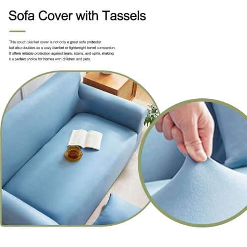 Housse de canapé extensible universelle pour protéger des griffures d'animaux - 6