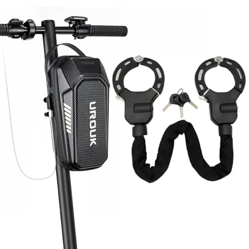 UROUK 電動スクーターロック 3Lスクーターバッグ付き 盗難防止ロック シリコンスクラッチ保護（Amazon）