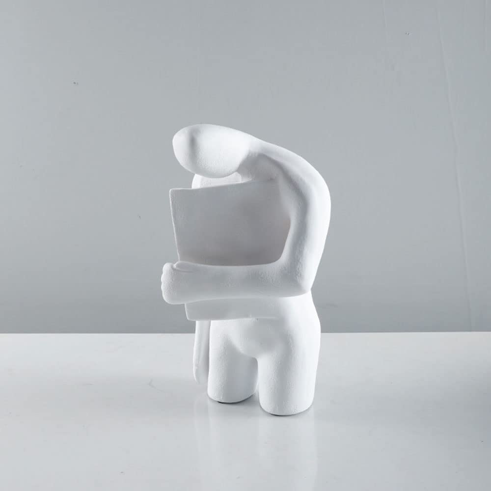 Decorazione della Statua Creativa, in Stile Moderno Scultura di Figura Astratte, Semplice Statua per Lo Studio Dell'ufficio Soggiorno Desktop Art Decoration