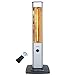 Produktbild VASNER StandLine 23R  Infrarot Stand-Heizstrahler 2300 Watt 4 Stufen Dimmer Fernbedienung Infrarotstrahler elektrisch Standgerät für wettergeschützte Außenbereiche (Silber)