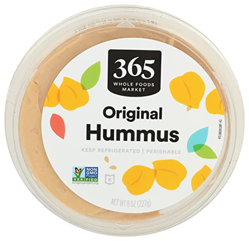 Whole Foods Market Original Hummus, 8 Ounce - 365 Brand