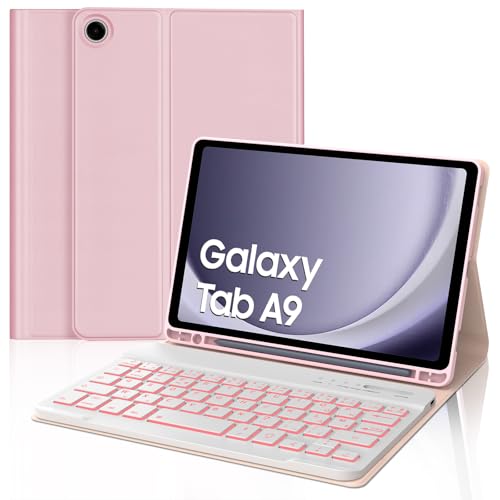 IVEOPPE Coque Clavier pour Samsung Galaxy Tab A9 8.7