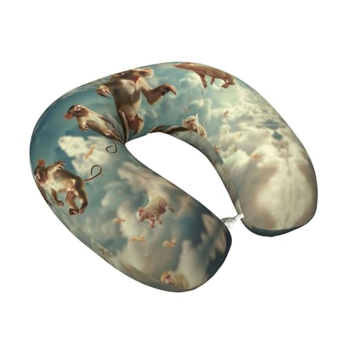 Almohada cuello en U espuma viscoelástica 25x30 cm miniatura 2