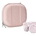 Geekria UltraShell Headphone Case for JBL T600BTNC, Tune 500BT On-Ear, Noise Cancelling, 400BT, T450BT, E45BT Headphones, Protective Hard Shell Travel Carrying Bag with Room for Accessories (Pink)