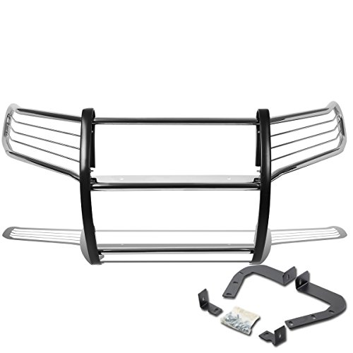 Image of DNA MOTORING GRILL-G-048-SS Front Bumper Brush Grille Guard Compatible with 11-16 Grand Cherokee