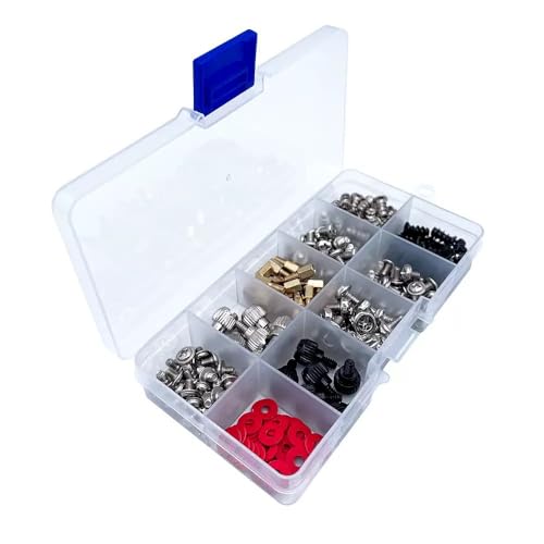 Image of 228pcs Laptop Computer Screws Standoffs Kit for Motherboard Hard Drive SSD Installation DIY Repair Set with Washers for PC Maintenance