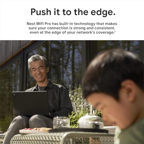 Image of Google Nest WiFi Pro - Wi-Fi 6E - Reliable Home Wi-Fi System with Fast Speed and Whole Home Coverage - WPS - Mesh Router - Non-Retail Packaging - 3 Pack - Fog