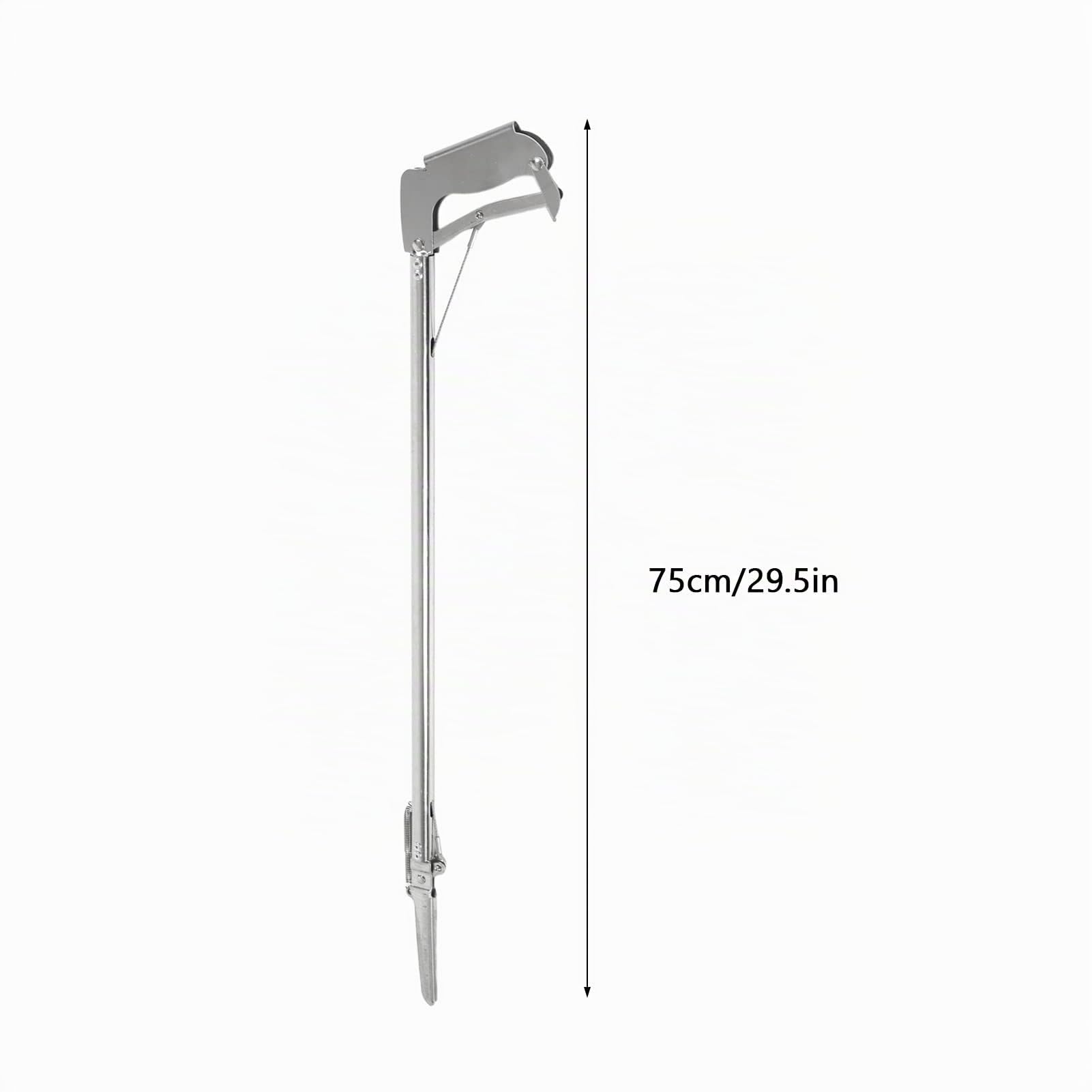 aqxreight Pinzas para Cangrejo De Acero Inoxidable 75cm Pinzas Largas para Pescado Y Mariscos con Punta Antideslizante Herramienta Multiusos para Cocina Parrilla Y Actividades Al Aire Plegables Y
