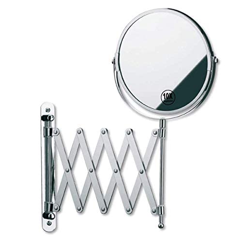 Support mural pour miroir double face orientable sans lumière