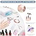Practice Hand for Acrylic Nails, Flexible Bendable Fake Hand with Adjustable Stand, Nail Training Kit Mannequin Hand for Beginners & Nail Artists (Right Hand)