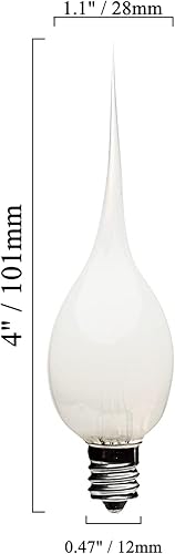 Miniatura 3 de Creative Hobbies® Bombillas eléctricas de silicona sumergidas, estilo campestre, 7 vatios, en caja individual, paquete al por mayor de 10 bombillas