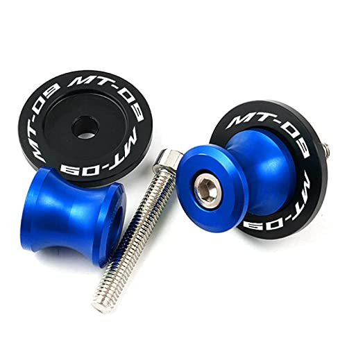 Image of Compatible with 2026 MT09 Tracer 2025 MT09 SP MT 09 V4 SP FZ09 2014-2025 2026 MT-09 Tracer 900GT Motorcycle CNC 6MM Swingarm Spools Slider Stand Screws (Gold)