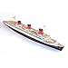 Lllunimon 1/400 Normandy Cruise Ship Model Kit, DIY Assembled Paper Boat Model Craft Gift for Adults and Kids