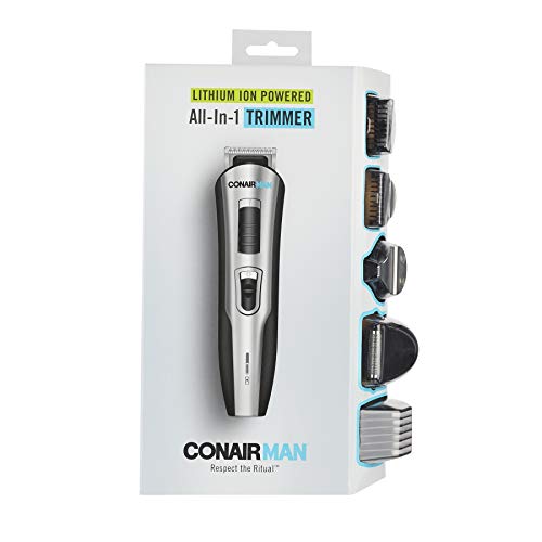 Conairman Lithium Ion Powered All-In-1 Men’s Trimmer, Cordless/Rechargeable #TOP4