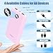 Byobyc Portable Charger, Compact 10000mAh Power Bank with Type-C Cable, 22.5W Fast Charging External Battery Pack with LED Digital Display for iPhone, Android - Pink