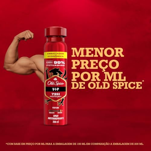 Old Spice Vip Desodorante Spray 120 Gr