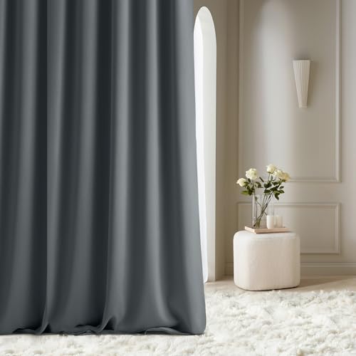 ROOM99 Rideau avec œillets Aura 140 x 230 cm Largeur x Hauteur, Décoration de Fenêtre, Curtains...