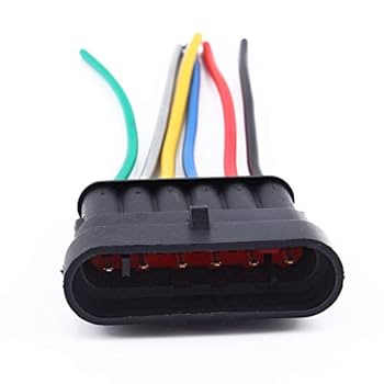Connettore Impermeabile 6 Pin Per Cavi Auto E Moto - Kit Da 5 Pezzi