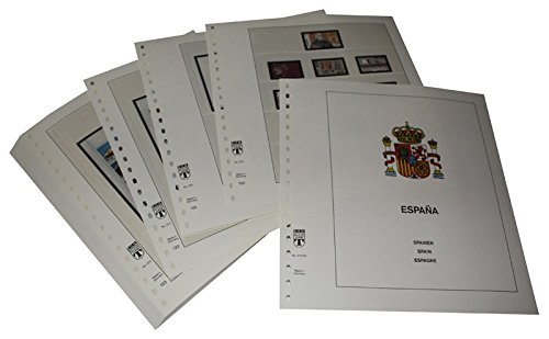 Feuilles pré-imprimées Espagne 1992-1997 d'une qualité supérieure pour album