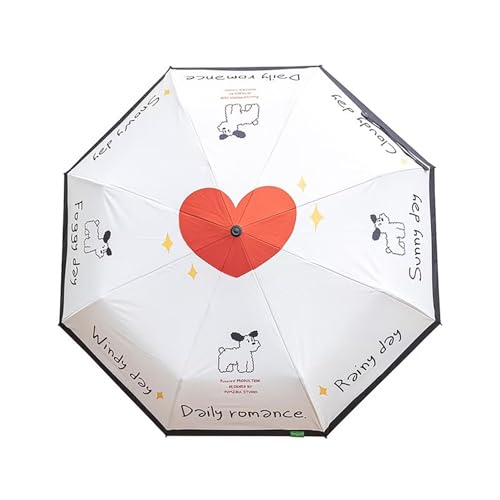 Image of House of Quirk 3-Fold Travel Umbrella - Auto Open /Close Ultra Light and Small Mini Umbrella with Carrying Pouch