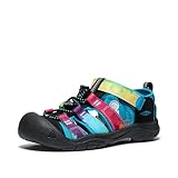 KEEN Newport H2 II Durable Quick Dry Closed Toe Water Sandals, Rainbow Tie Dye, 6 US Unisex Big Kid