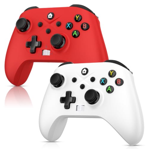 Image of Dinosoo 2.4G Wireless Game Controller 2-Pack for Xbox One /Series X|S /PC | Hall Trigger, Dual Vibration & 3.5mm Audio