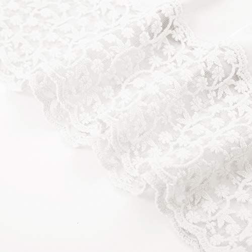 Belle Poque Lace Chemise White Full Slip Under Dress Whole Slips For Women M #TOP4