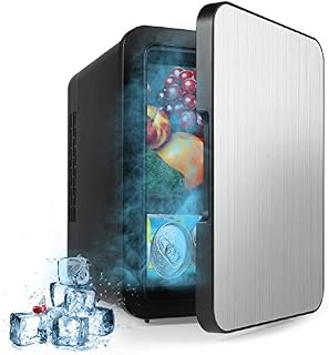 Mini Fridge 4 Liter/6 Can Portable AC/DC Powered Thermoelectric System Cooler and Warmer