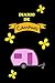 Cuaderno de diario de camping con caravana y flores - Accesorio caravana, regalo de la caravana, caravana de mercancías: Cuaderno, agenda, bloc de ... Para los aficionados al camping con remolque